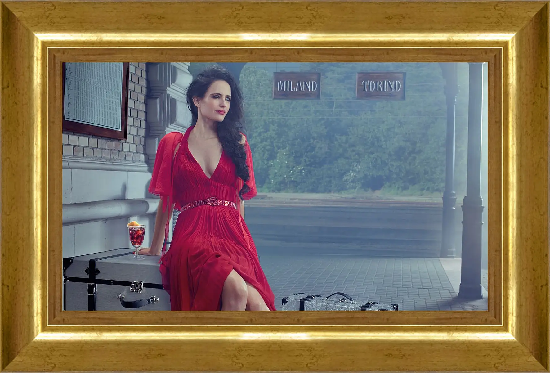 Картина в раме - Ева Грин. Eva Green