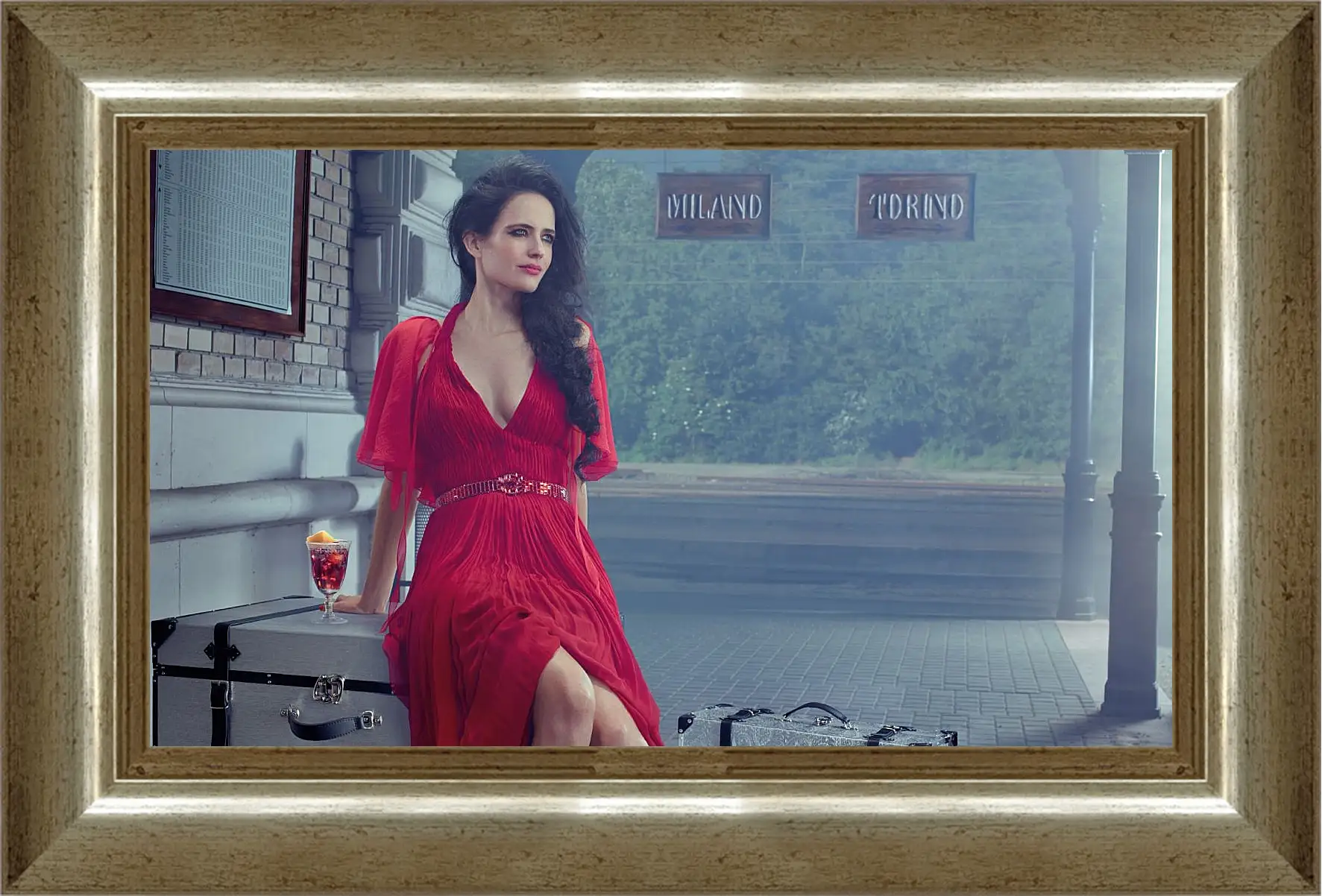 Картина в раме - Ева Грин. Eva Green