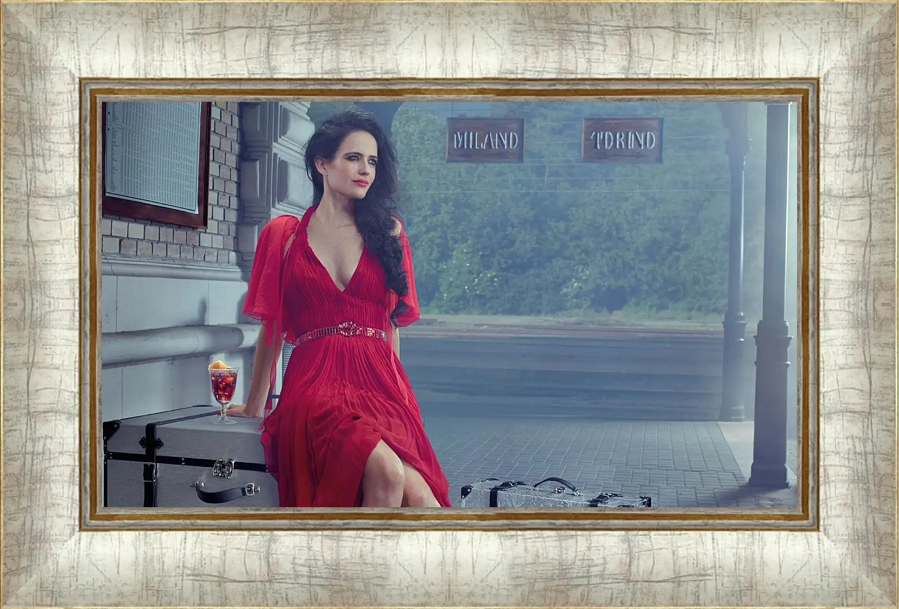 Картина в раме - Ева Грин. Eva Green