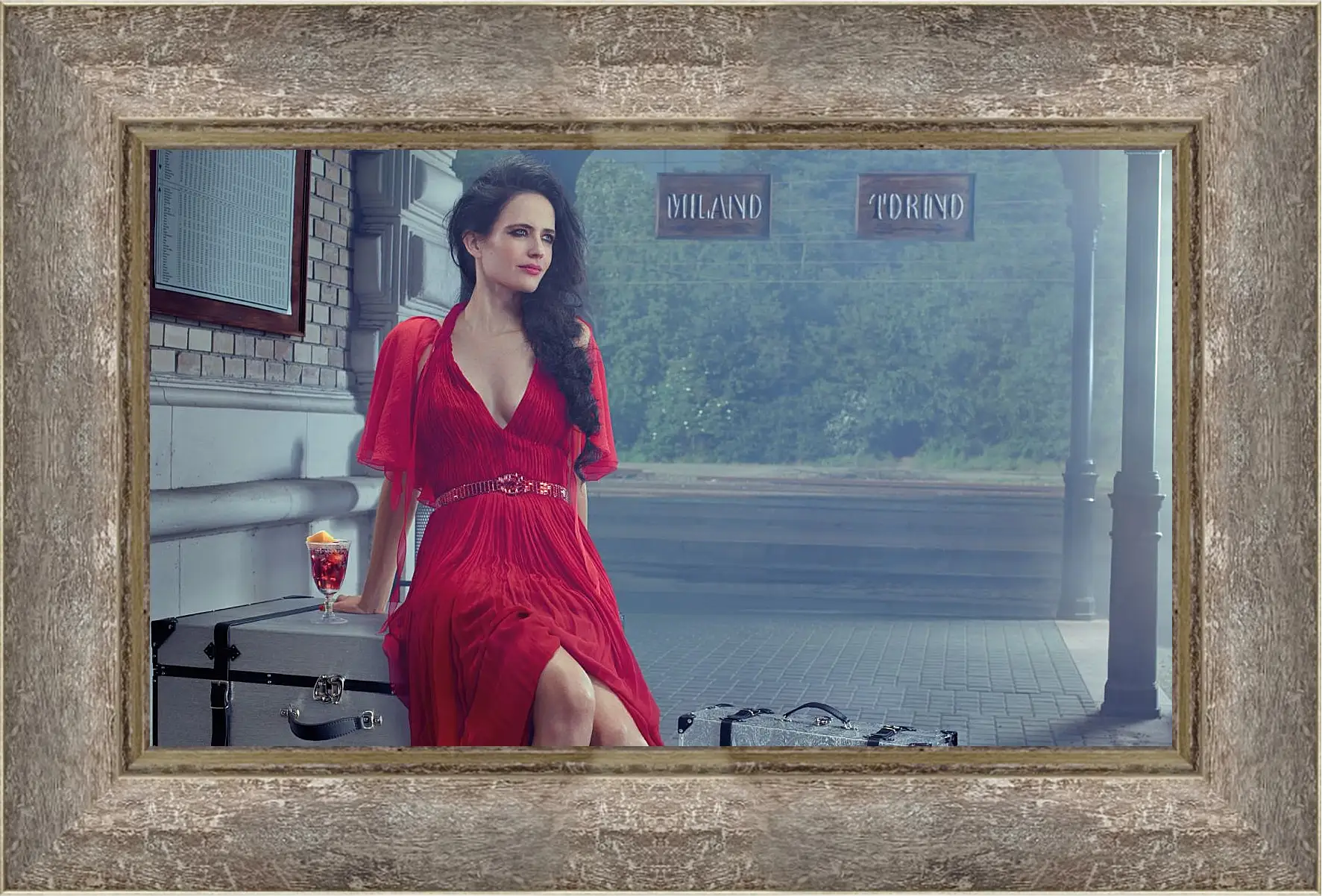 Картина в раме - Ева Грин. Eva Green