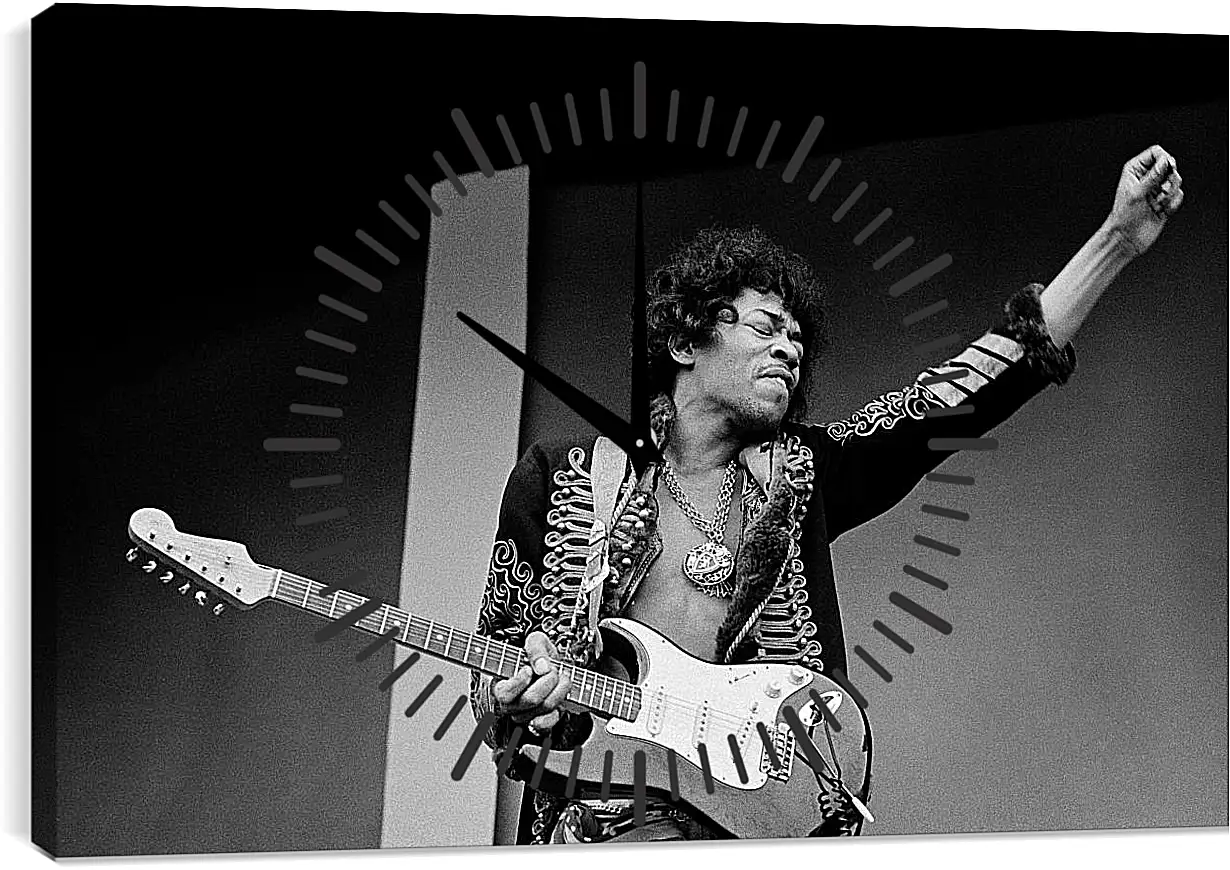 Часы картина - Джими Хендрикс. Jimi Hendrix