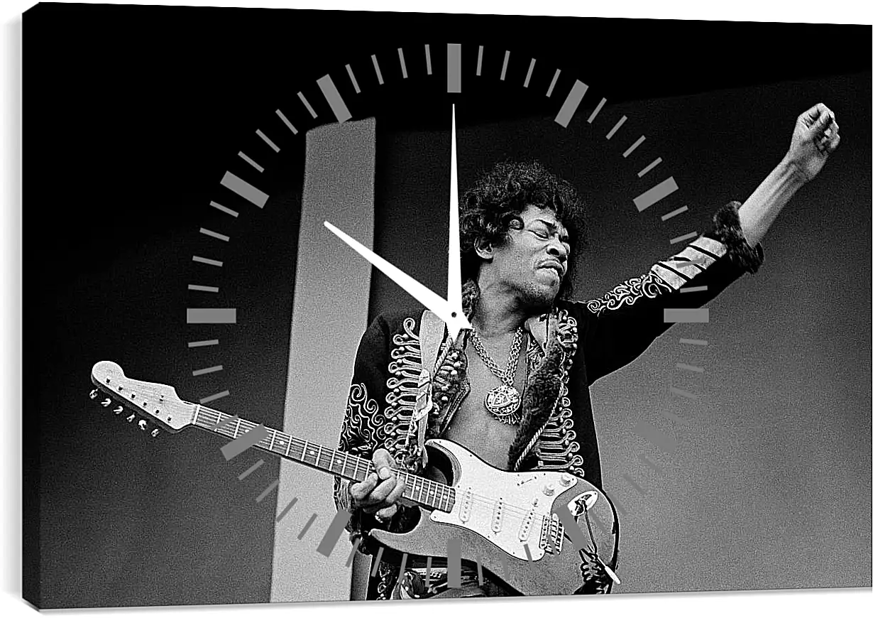 Часы картина - Джими Хендрикс. Jimi Hendrix