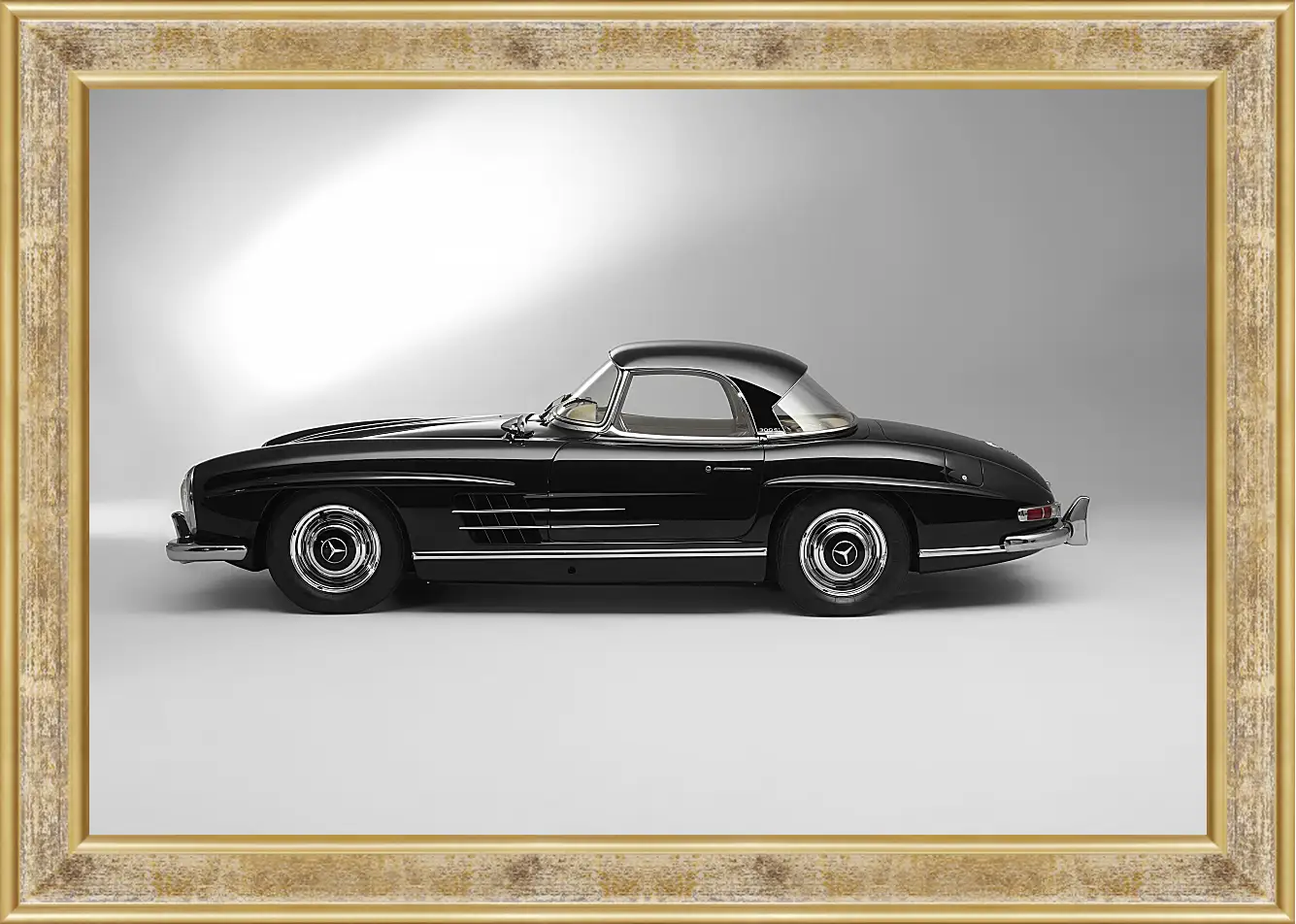 Картина в раме - Мерседес (Mercedes-Benz-300-SL)