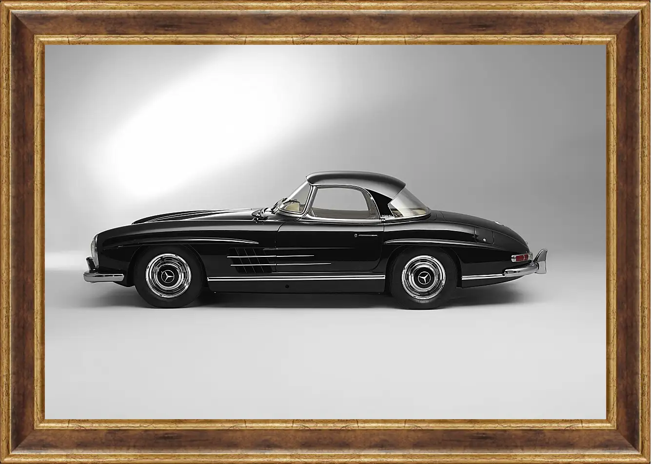 Картина в раме - Мерседес (Mercedes-Benz-300-SL)