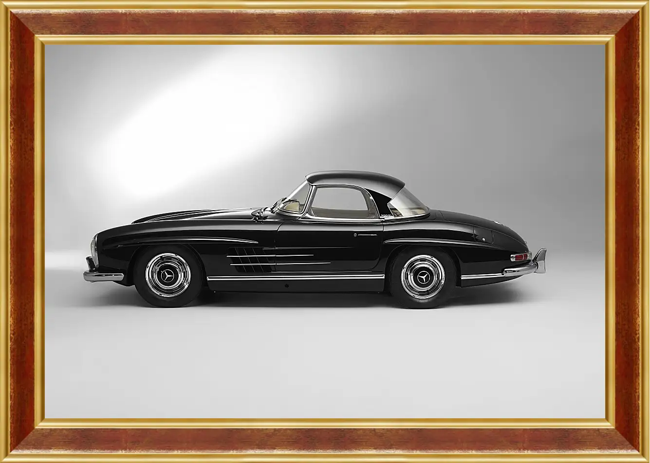 Картина в раме - Мерседес (Mercedes-Benz-300-SL)