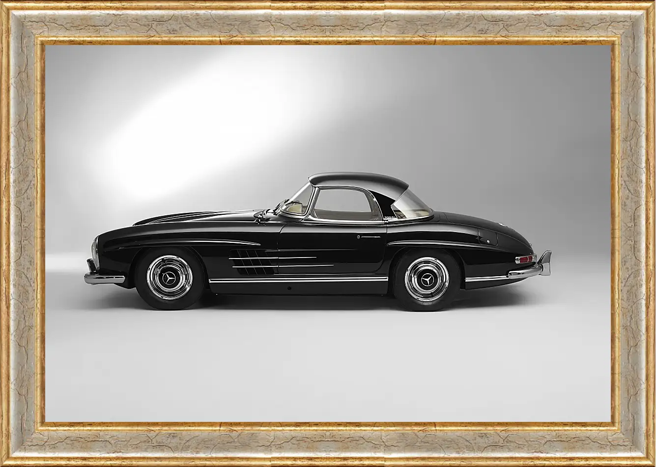 Картина в раме - Мерседес (Mercedes-Benz-300-SL)