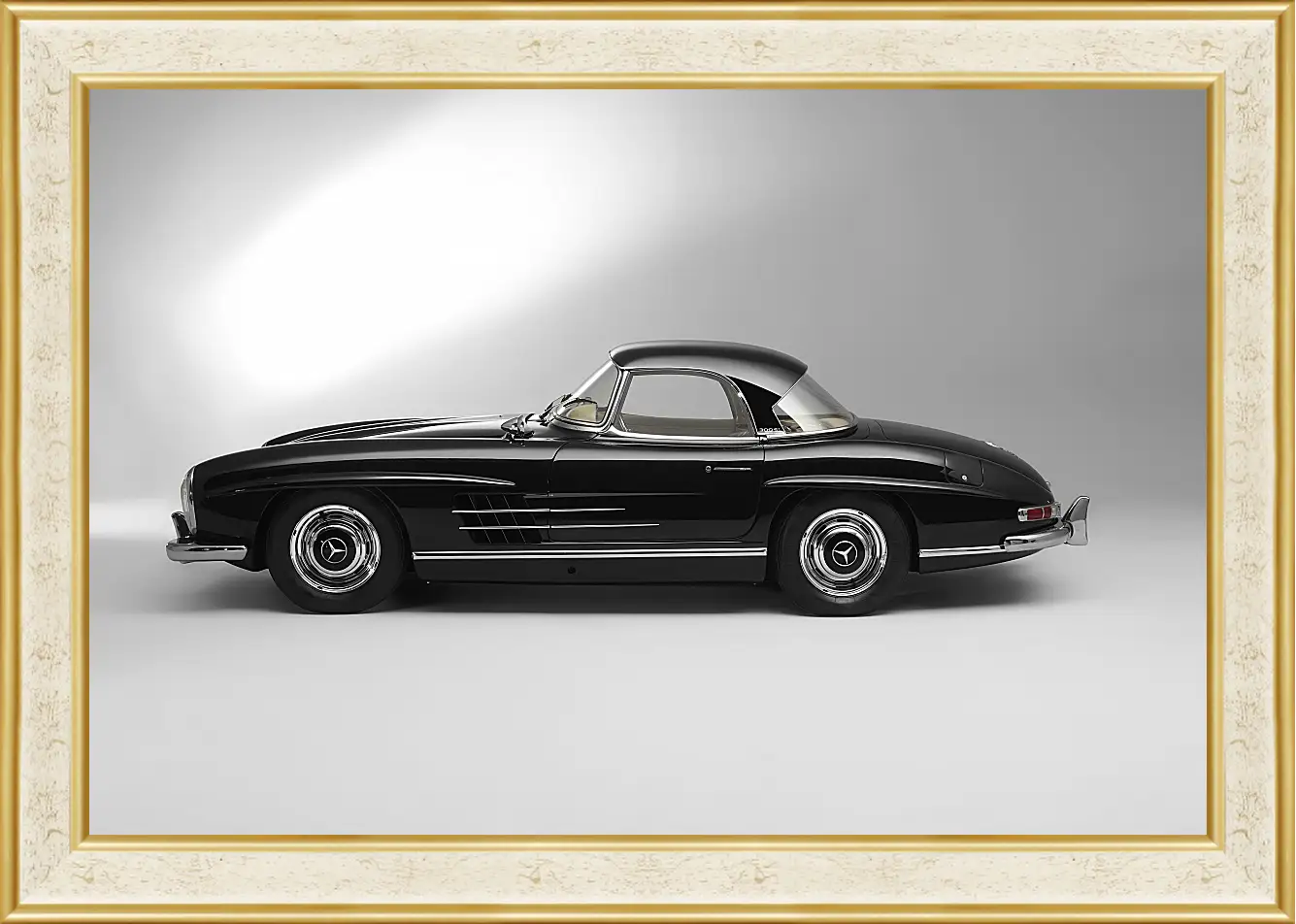 Картина в раме - Мерседес (Mercedes-Benz-300-SL)