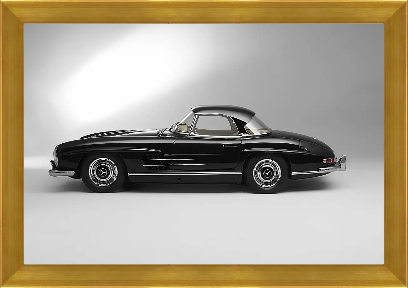 Картина в раме - Мерседес (Mercedes-Benz-300-SL)