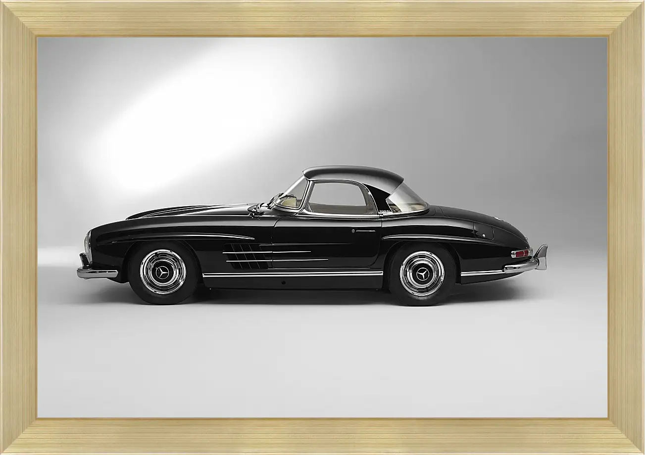Картина в раме - Мерседес (Mercedes-Benz-300-SL)