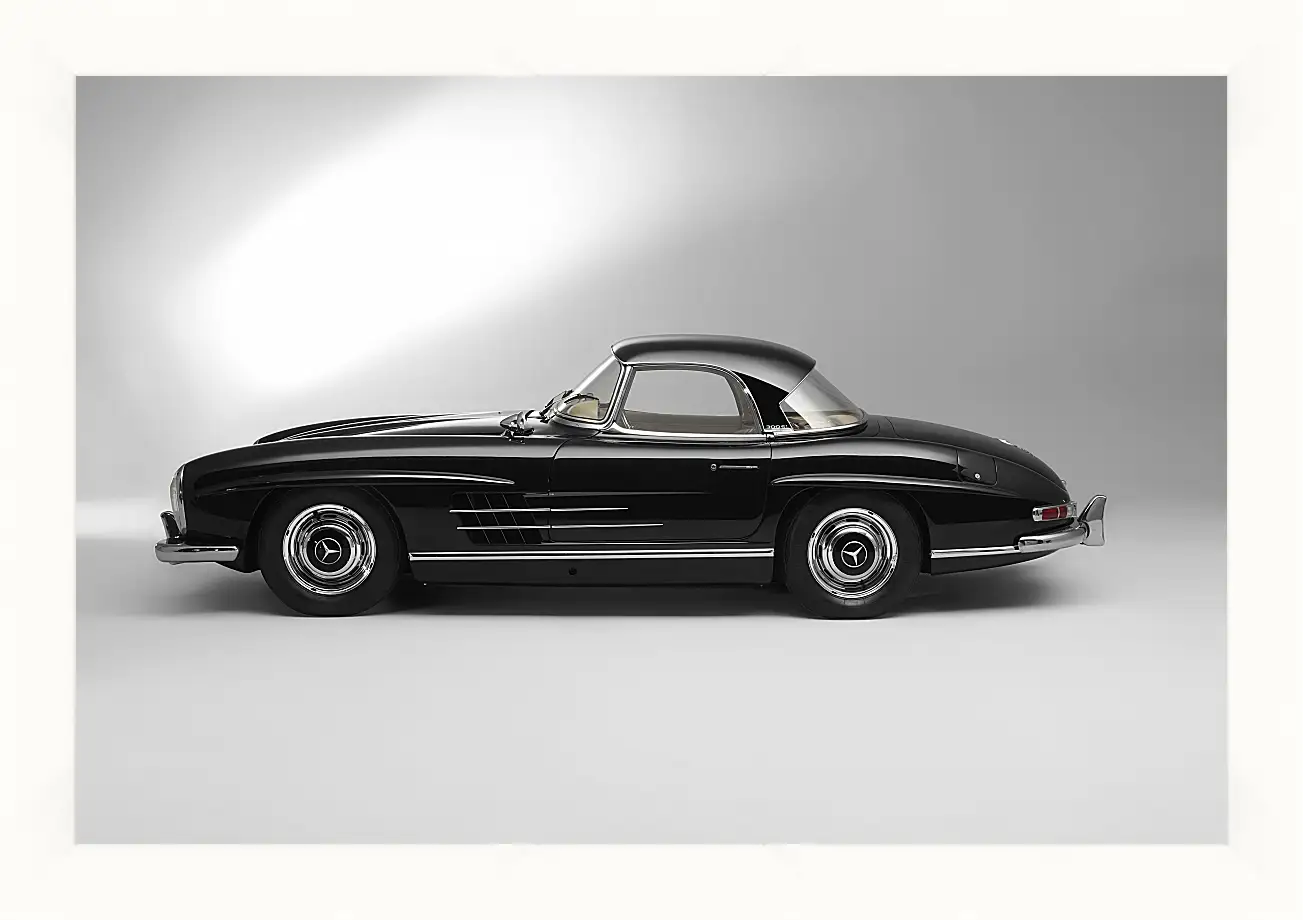 Картина в раме - Мерседес (Mercedes-Benz-300-SL)