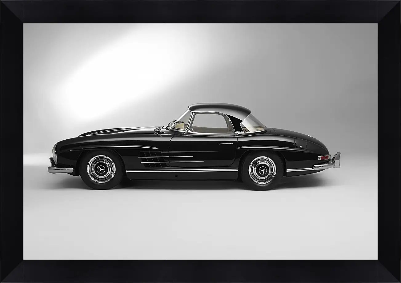 Картина в раме - Мерседес (Mercedes-Benz-300-SL)