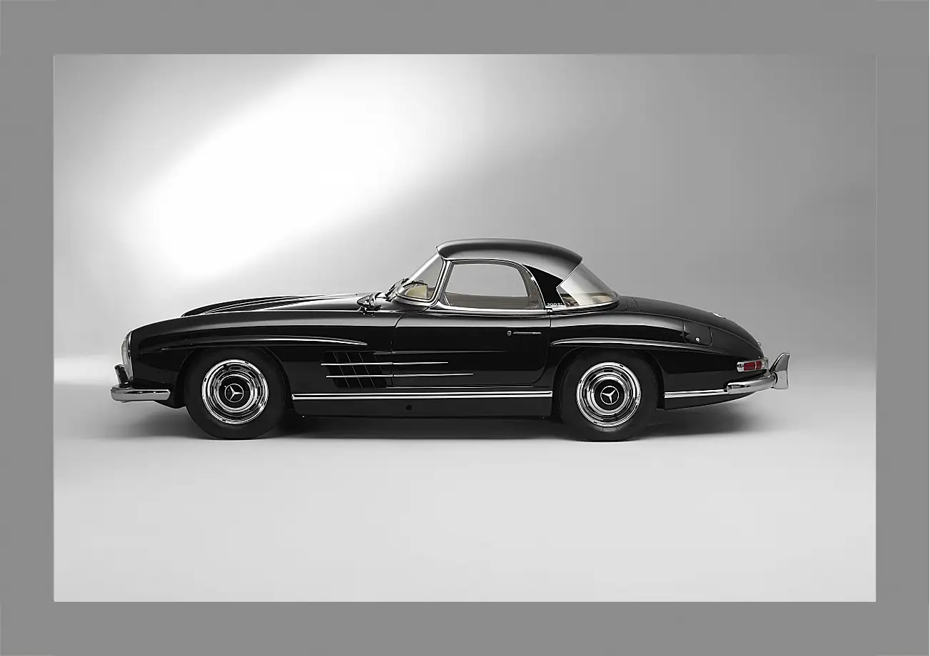 Картина в раме - Мерседес (Mercedes-Benz-300-SL)