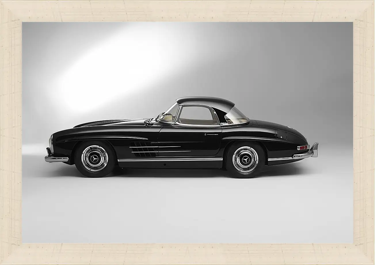 Картина в раме - Мерседес (Mercedes-Benz-300-SL)