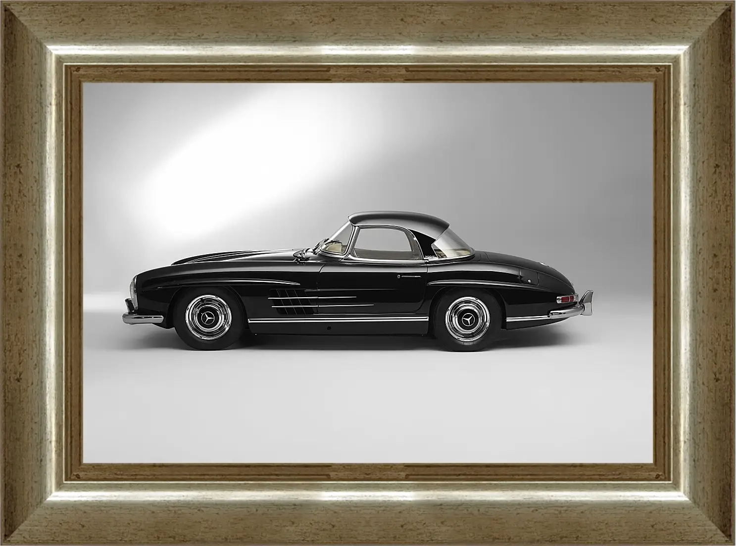 Картина в раме - Мерседес (Mercedes-Benz-300-SL)