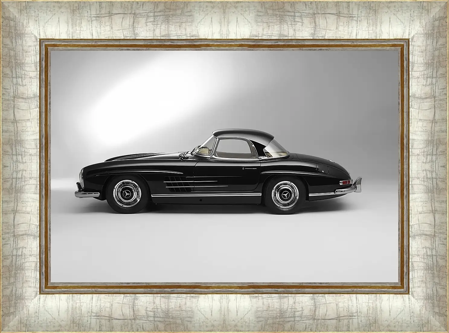 Картина в раме - Мерседес (Mercedes-Benz-300-SL)