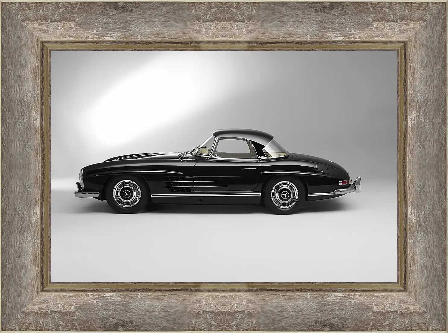 Картина в раме - Мерседес (Mercedes-Benz-300-SL)