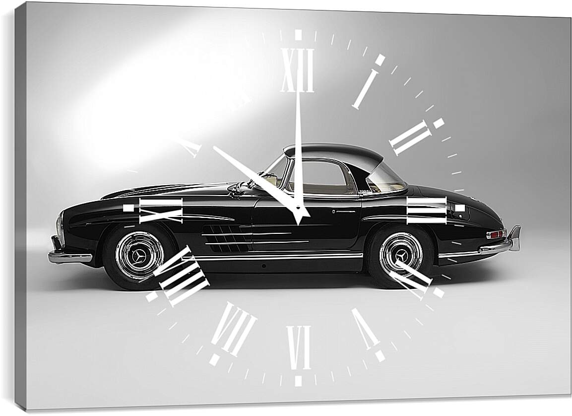 Часы картина - Мерседес (Mercedes-Benz-300-SL)