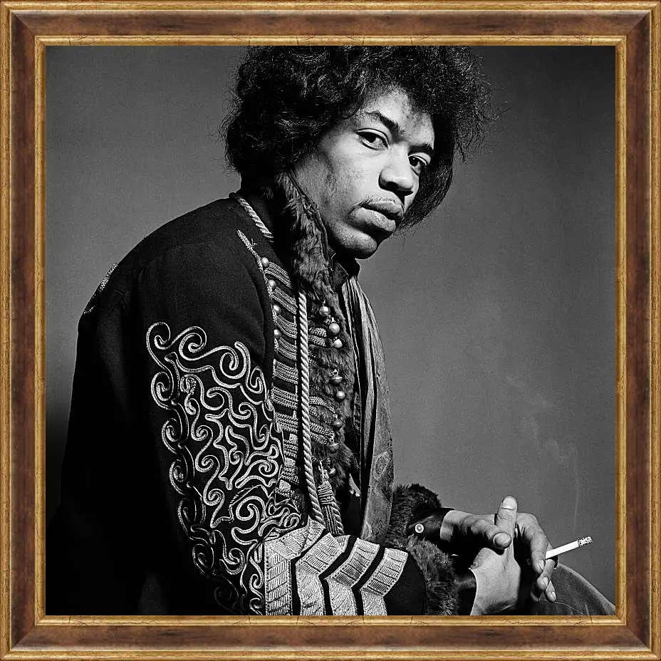 Картина в раме - Джими Хендрикс. Jimi Hendrix