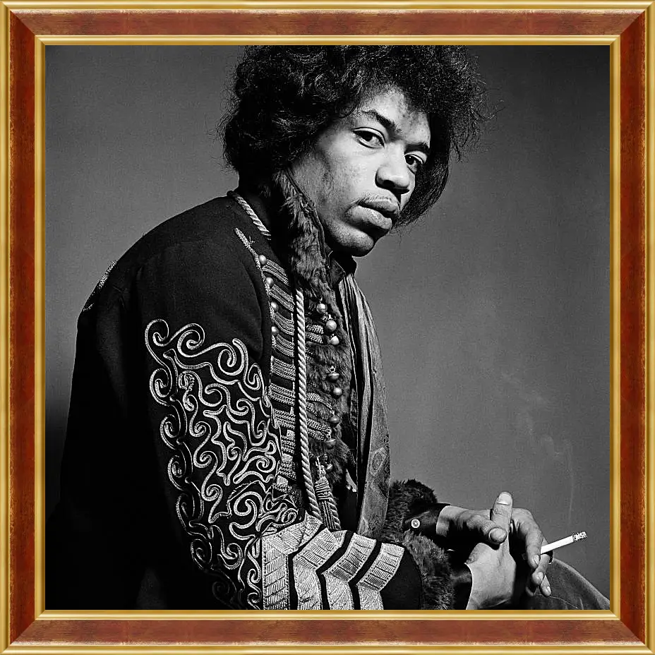 Картина в раме - Джими Хендрикс. Jimi Hendrix