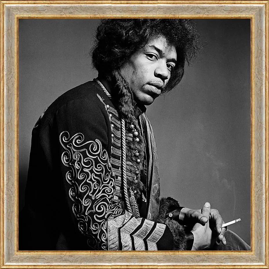 Картина в раме - Джими Хендрикс. Jimi Hendrix