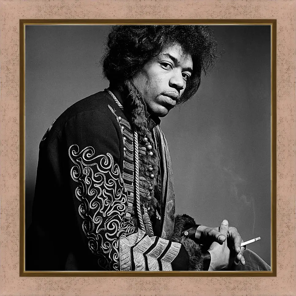 Картина в раме - Джими Хендрикс. Jimi Hendrix