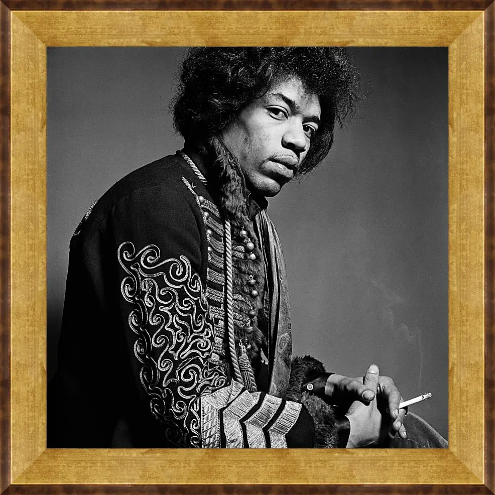 Картина в раме - Джими Хендрикс. Jimi Hendrix