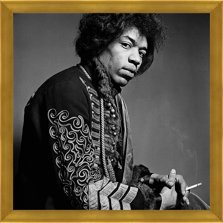 Картина в раме - Джими Хендрикс. Jimi Hendrix