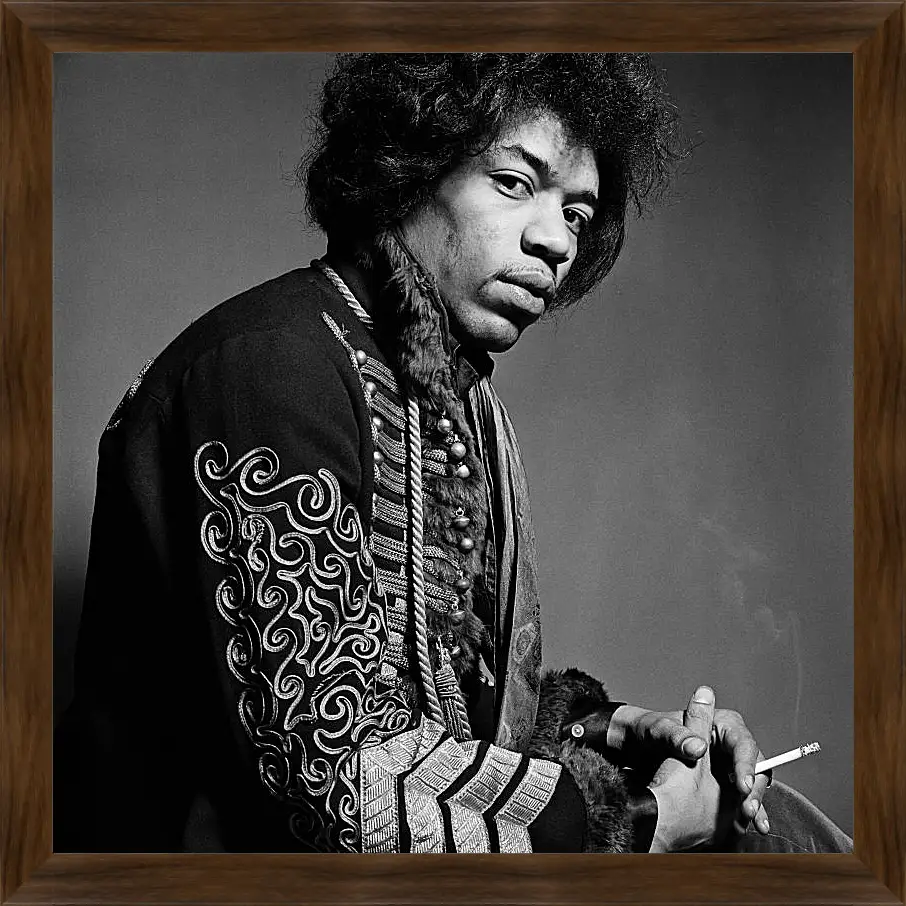 Картина в раме - Джими Хендрикс. Jimi Hendrix