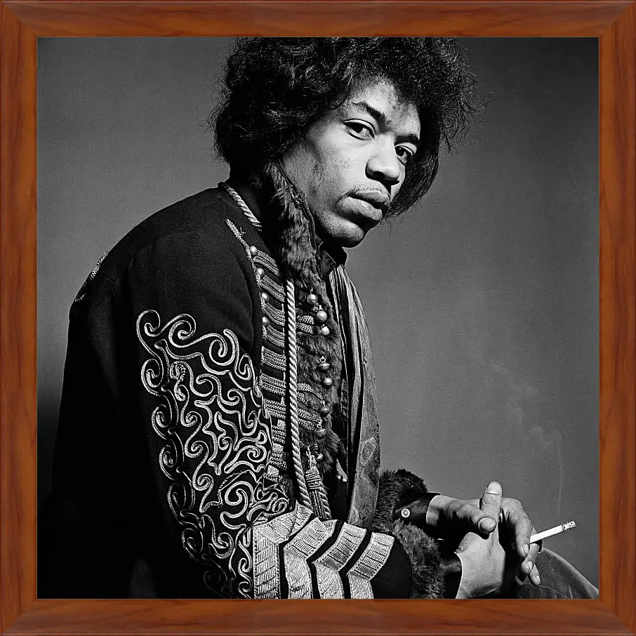 Картина в раме - Джими Хендрикс. Jimi Hendrix