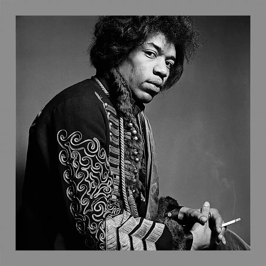 Картина в раме - Джими Хендрикс. Jimi Hendrix