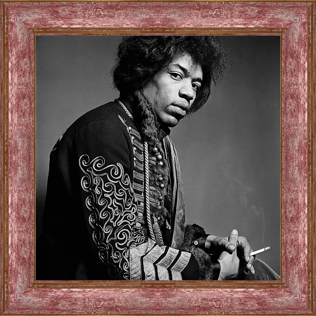 Картина в раме - Джими Хендрикс. Jimi Hendrix