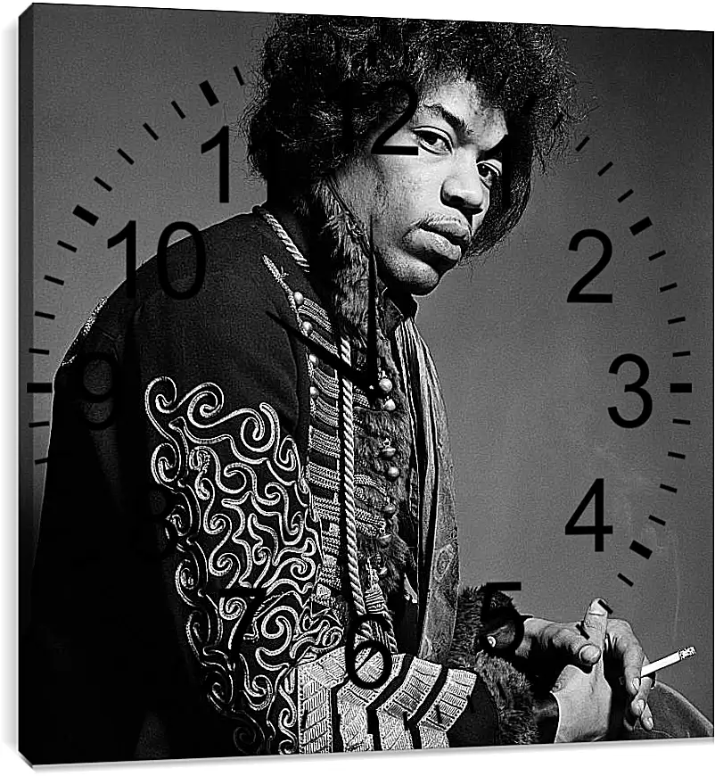 Часы картина - Джими Хендрикс. Jimi Hendrix