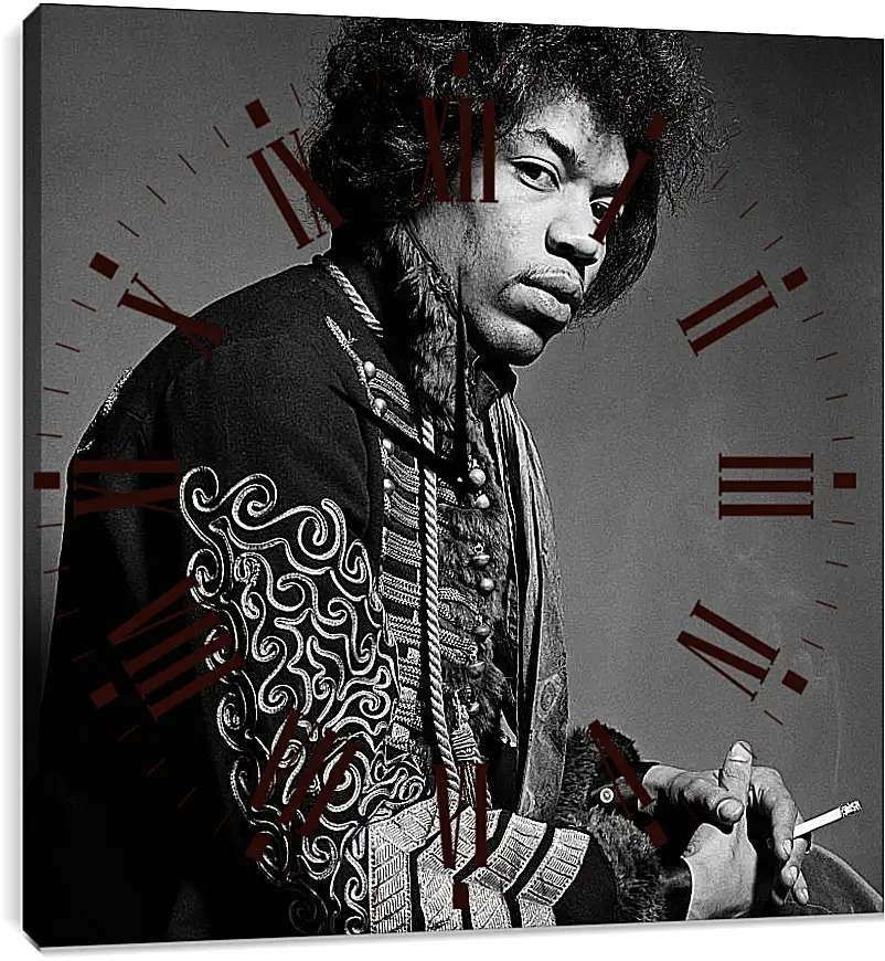 Часы картина - Джими Хендрикс. Jimi Hendrix