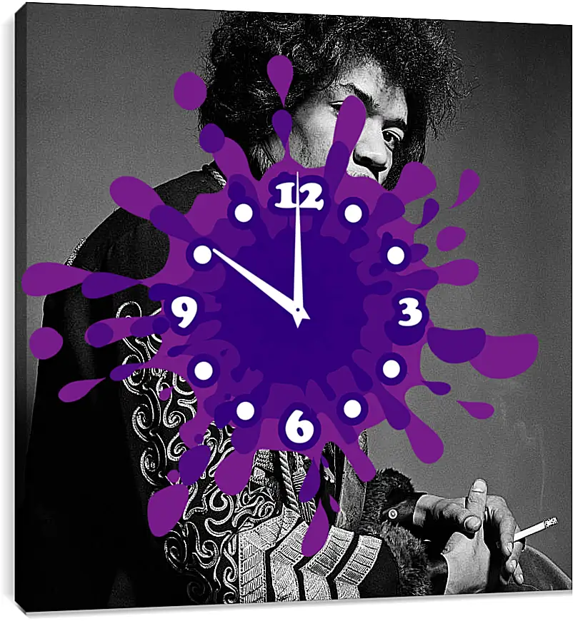 Часы картина - Джими Хендрикс. Jimi Hendrix