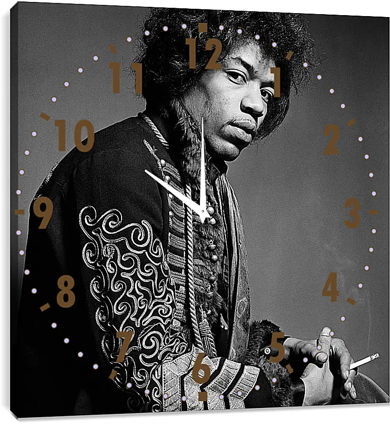 Часы картина - Джими Хендрикс. Jimi Hendrix