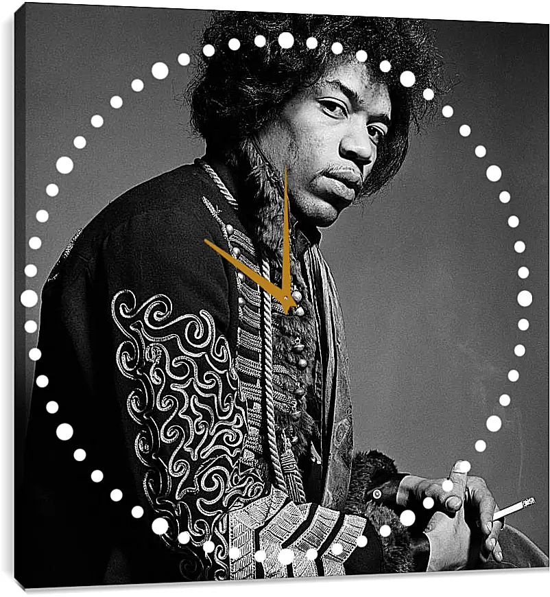 Часы картина - Джими Хендрикс. Jimi Hendrix