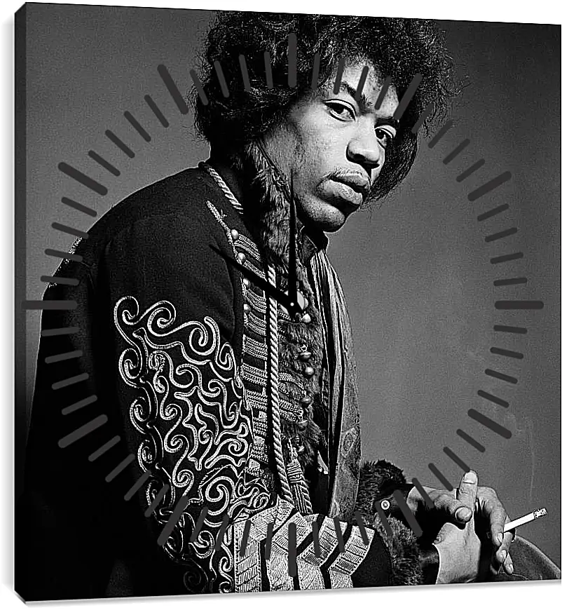 Часы картина - Джими Хендрикс. Jimi Hendrix