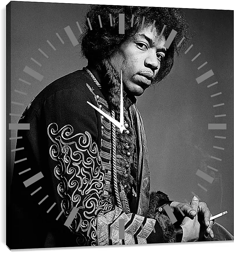 Часы картина - Джими Хендрикс. Jimi Hendrix