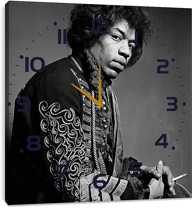 Часы картина - Джими Хендрикс. Jimi Hendrix