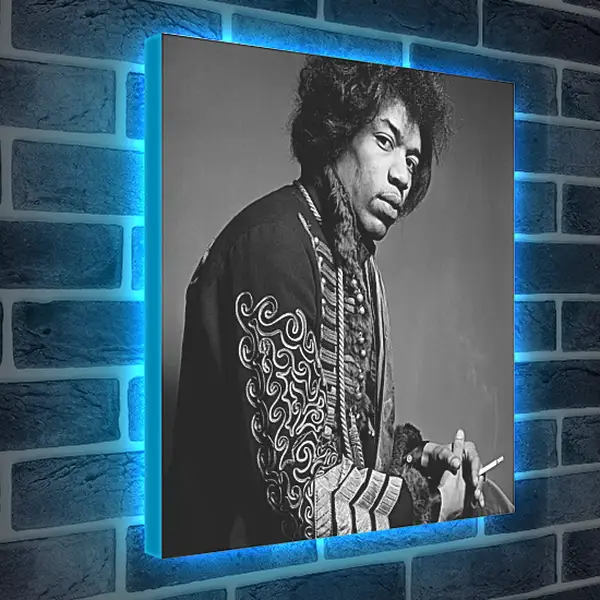 Лайтбокс световая панель - Джими Хендрикс. Jimi Hendrix