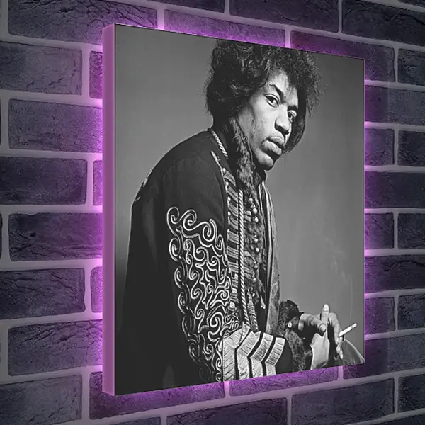 Лайтбокс световая панель - Джими Хендрикс. Jimi Hendrix