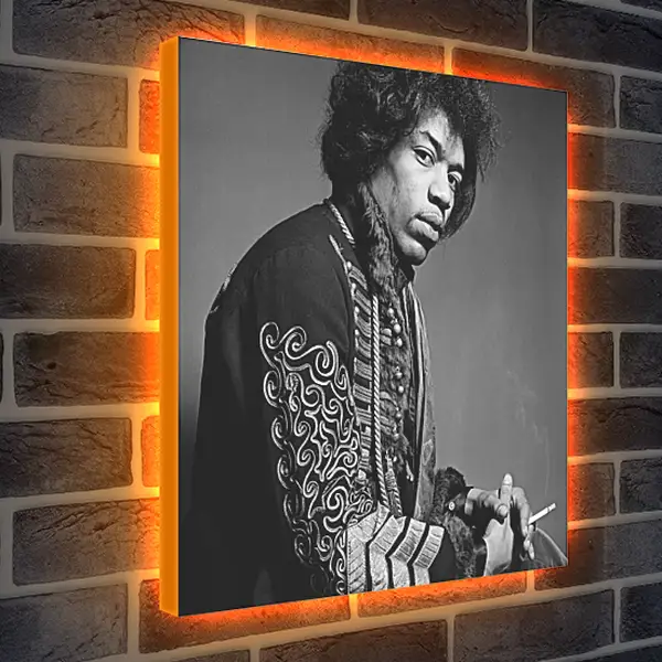 Лайтбокс световая панель - Джими Хендрикс. Jimi Hendrix