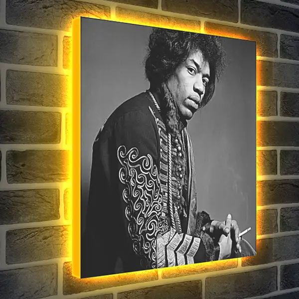 Лайтбокс световая панель - Джими Хендрикс. Jimi Hendrix