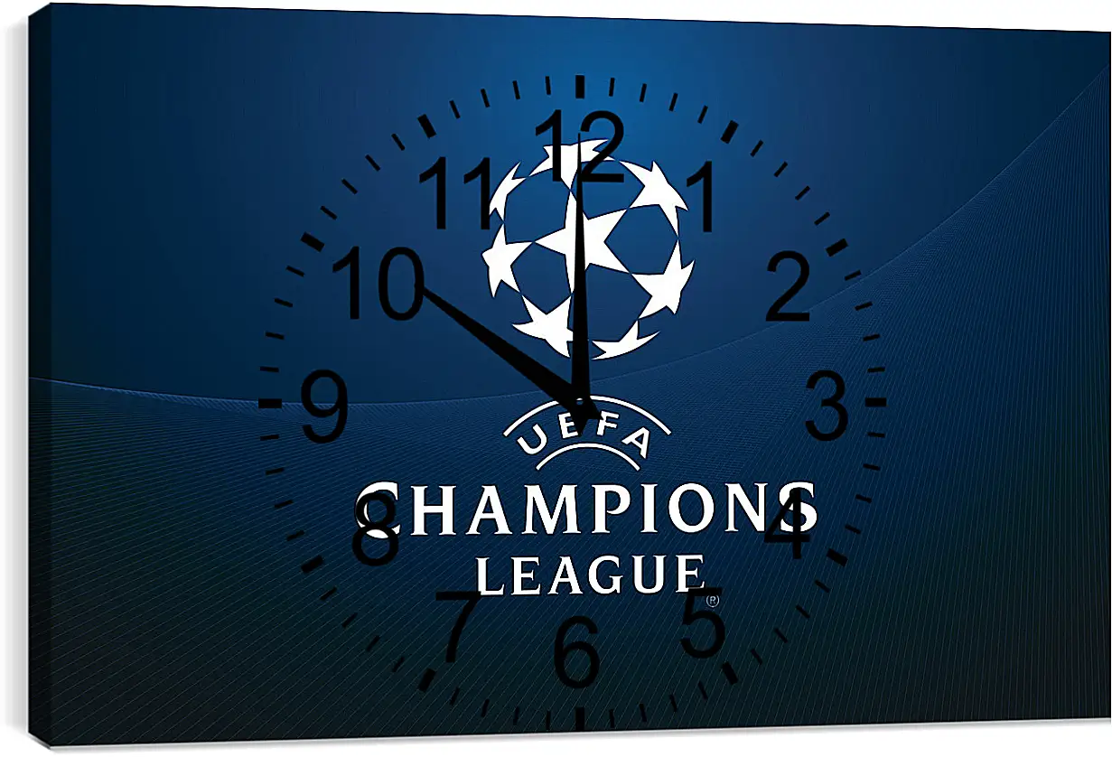 Часы картина - Champions League. Лига Чемпионов