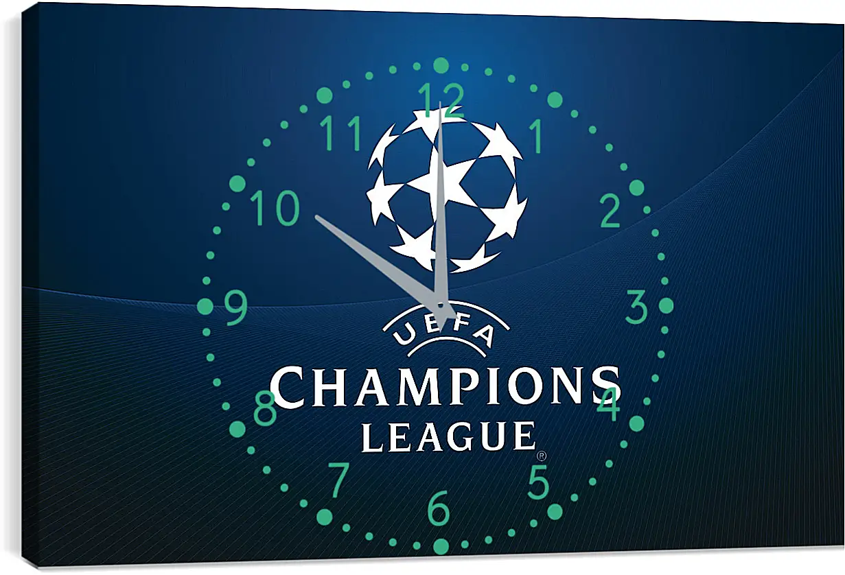 Часы картина - Champions League. Лига Чемпионов