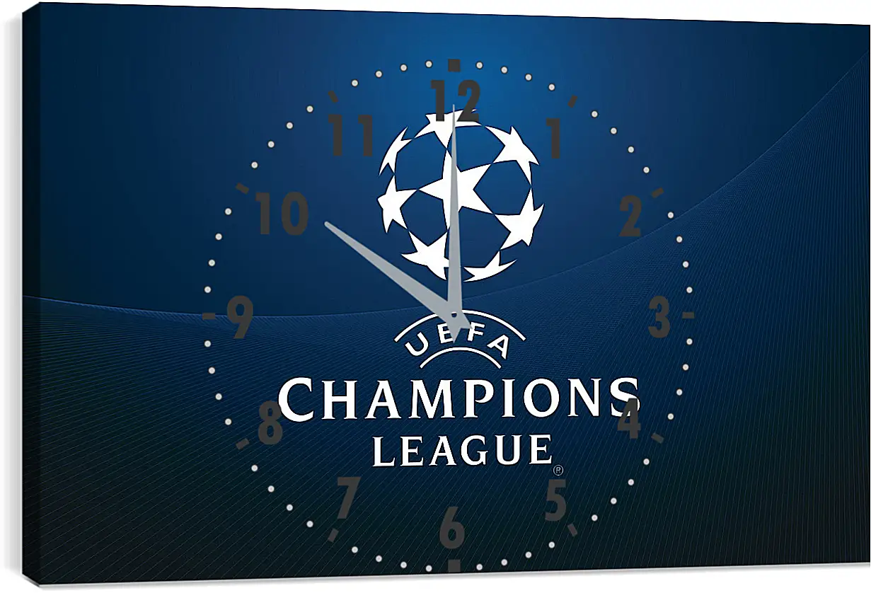 Часы картина - Champions League. Лига Чемпионов