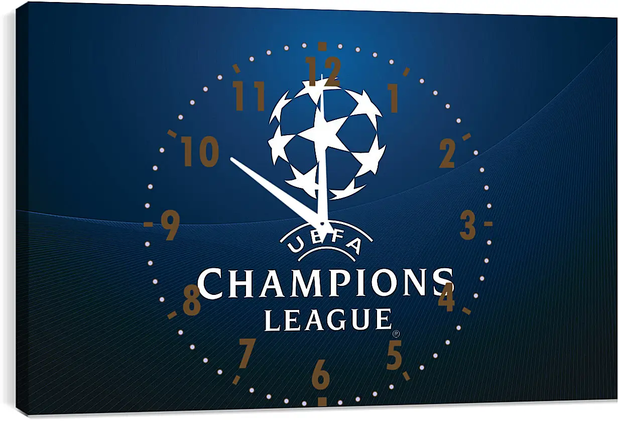 Часы картина - Champions League. Лига Чемпионов