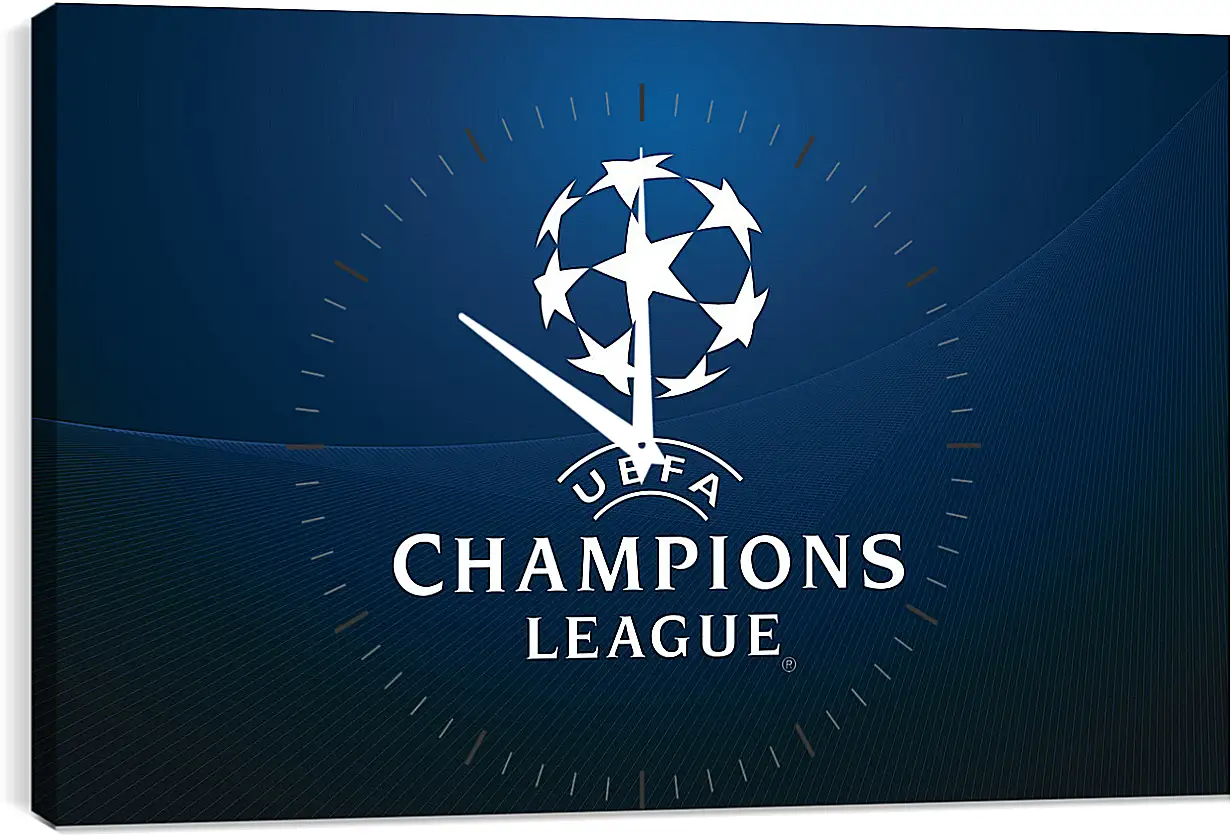 Часы картина - Champions League. Лига Чемпионов