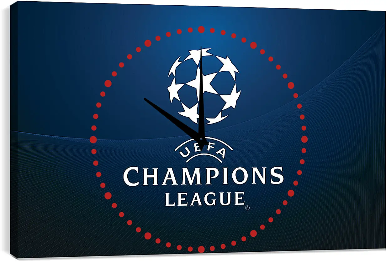 Часы картина - Champions League. Лига Чемпионов