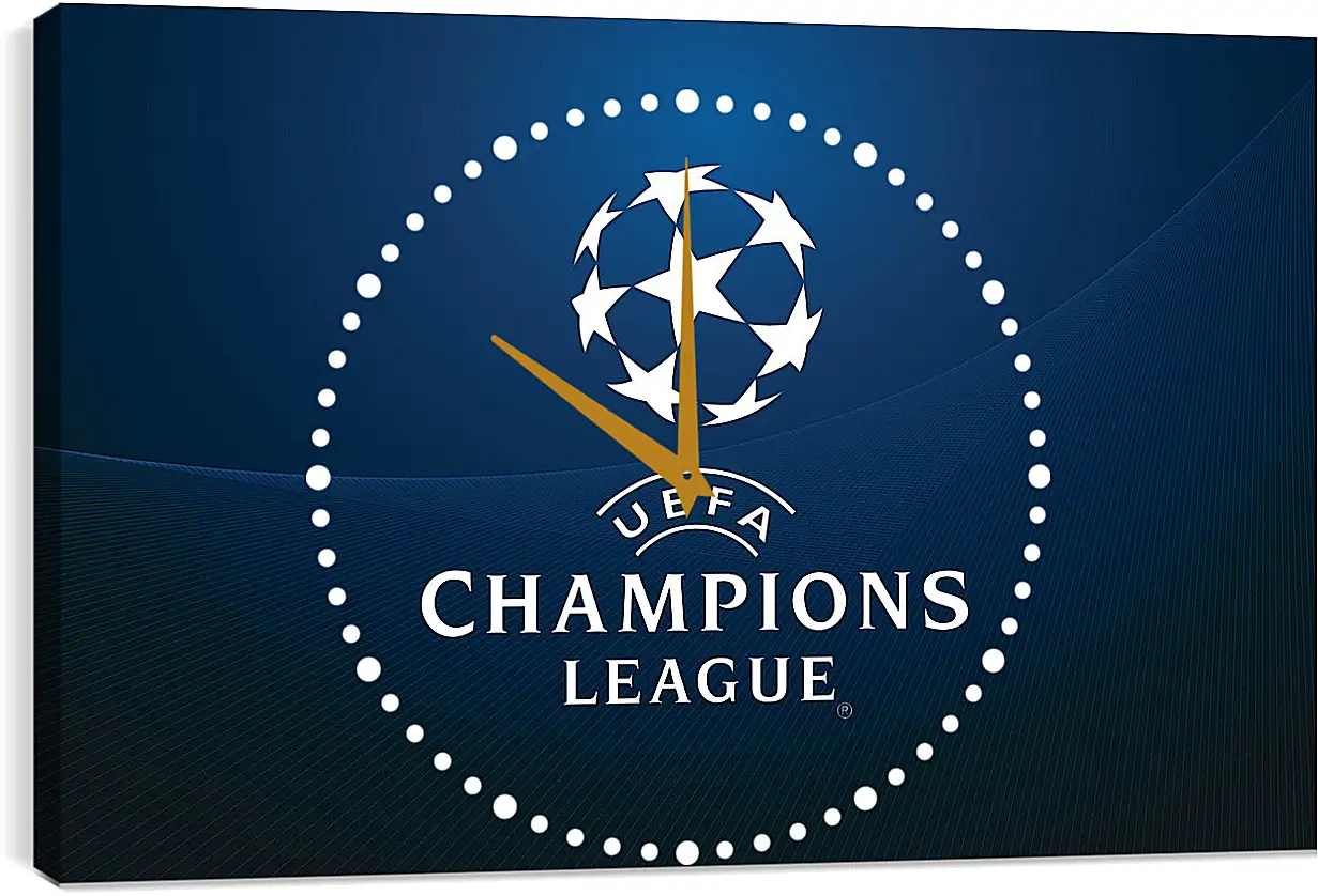 Часы картина - Champions League. Лига Чемпионов